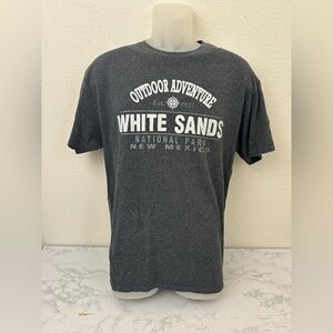 Vtg White Sands New Mexico Mens Large T Shirt National Park Outdoor Adventure